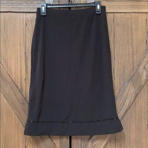 beaded GAP rayon/polyester skirt, SzS